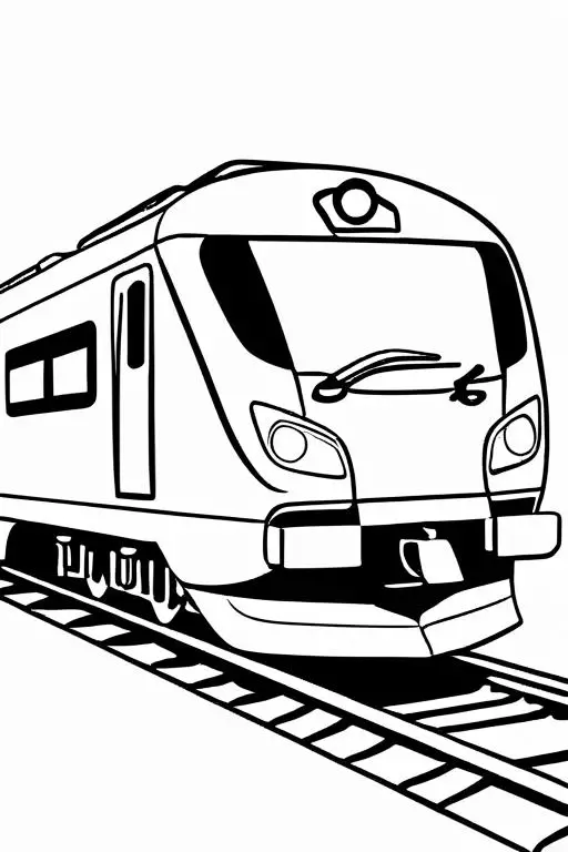 High-Speed Coloring Page 40 for Kids