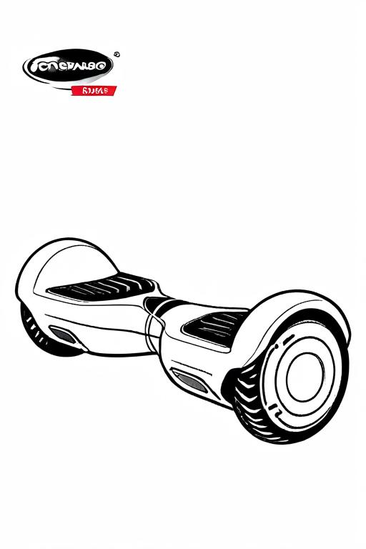 Hoverboard Coloring Page 12 for Kids