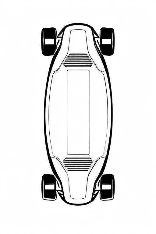 Hoverboard Coloring Page 20 for Kids