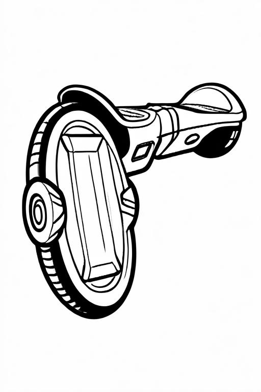 Hoverboard Coloring Page 22 for Kids