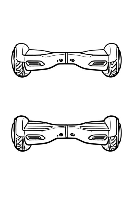 Hoverboard Coloring Page 26 for Kids