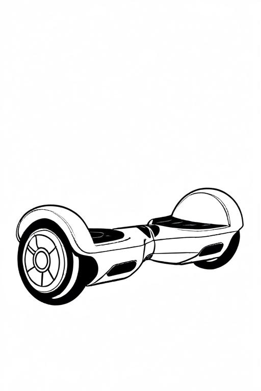 Hoverboard Coloring Page 39 for Kids