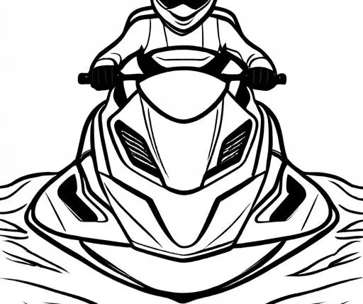 Jet Coloring Page 1 for Kids