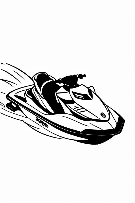 Jet Coloring Page 3 for Kids