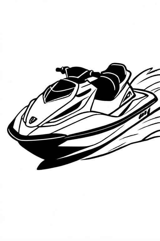 Jet Coloring Page 6 for Kids