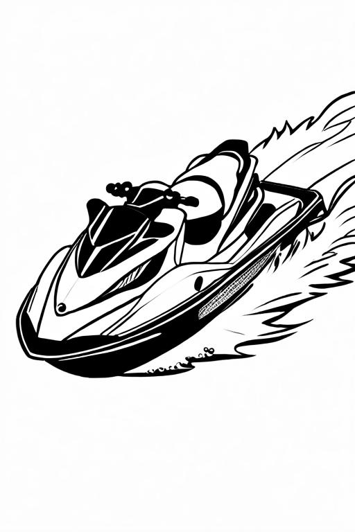 Jet Coloring Page 7 for Kids