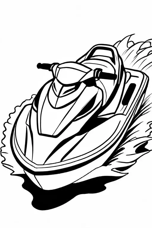 Jet Coloring Page 8 for Kids