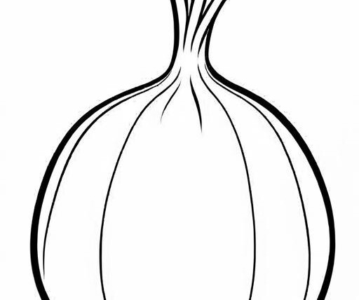 Jicama Coloring Page 1 for Kids