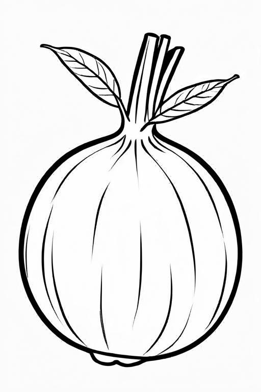 Jicama Coloring Page 12 for Kids