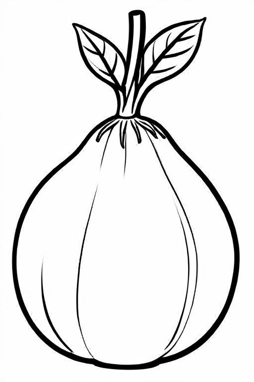 Jicama Coloring Page 16 for Kids