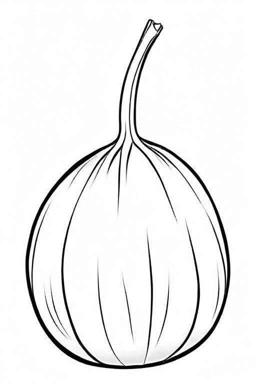 Jicama Coloring Page 19 for Kids