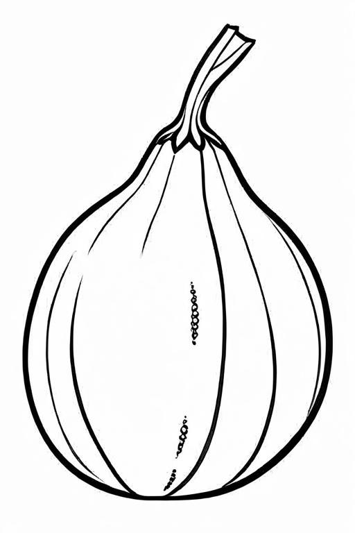 Jicama Coloring Page 4 for Kids