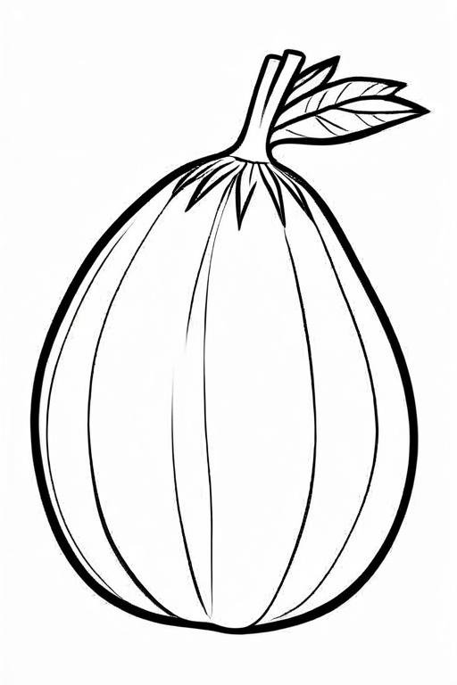 Jicama Coloring Page 5 for Kids