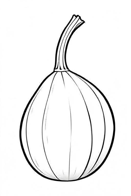 Jicama Coloring Page 8 for Kids