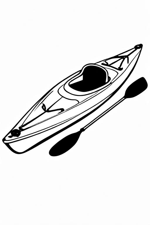 Kayak Coloring Page 27 for Kids