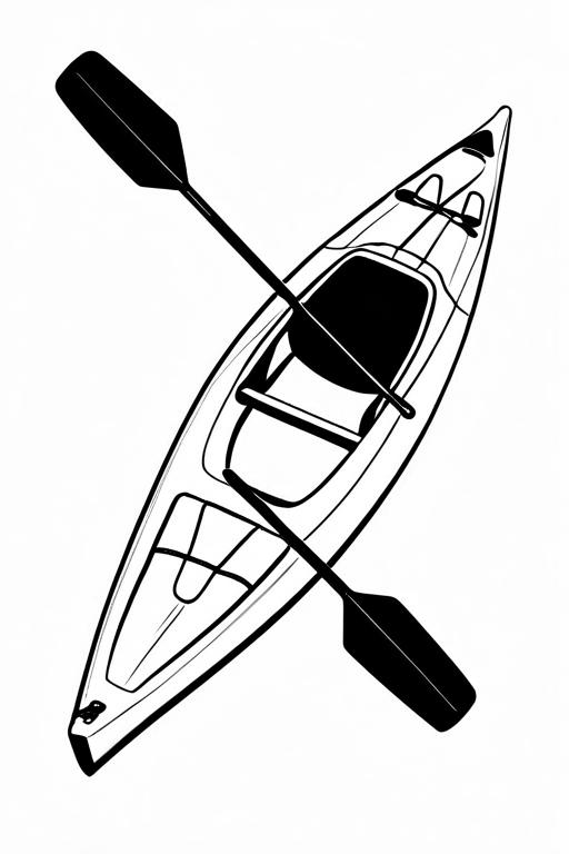 Kayak Coloring Page 31 for Kids