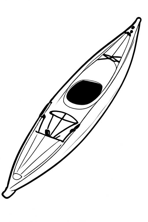 Kayak Coloring Page 35 for Kids