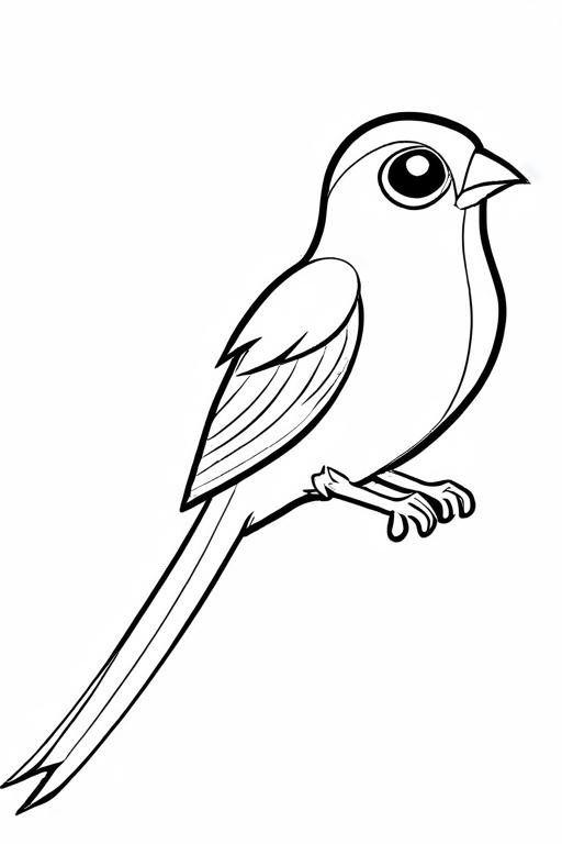 Kite Coloring Page 4 for Kids