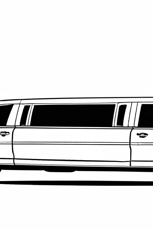 Limousine Coloring Page 17 for Kids