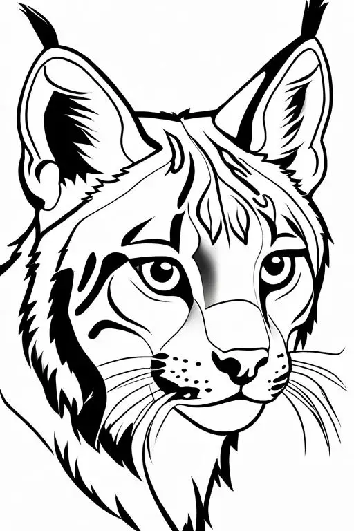 Lynx Coloring Page 14 for Kids