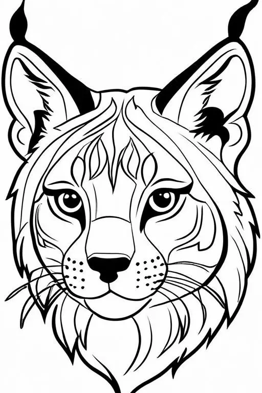 Lynx Coloring Page 5 for Kids