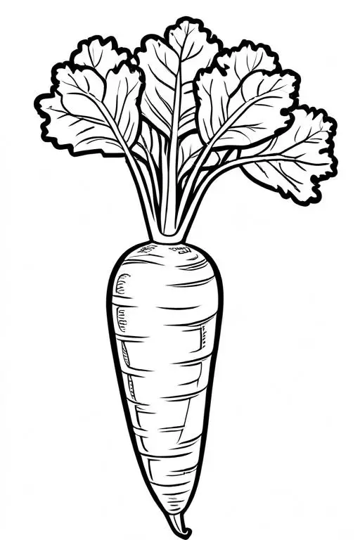 Parsnip Coloring Page 11 for Kids