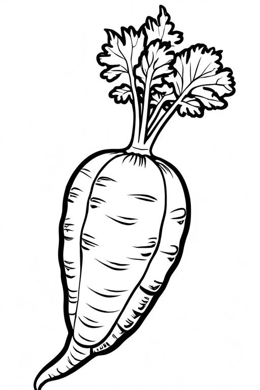 Parsnip Coloring Page 12 for Kids