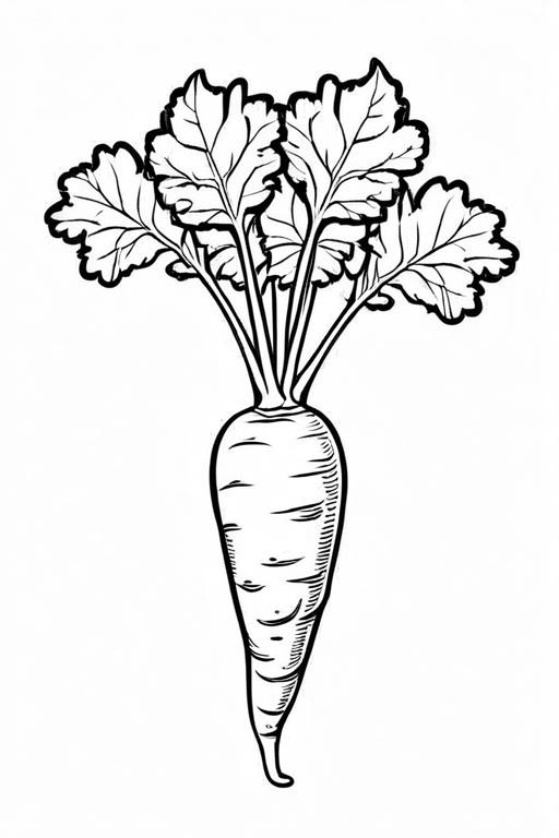 Parsnip Coloring Page 13 for Kids