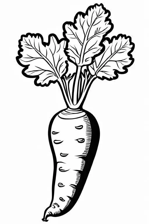 Parsnip Coloring Page 14 for Kids