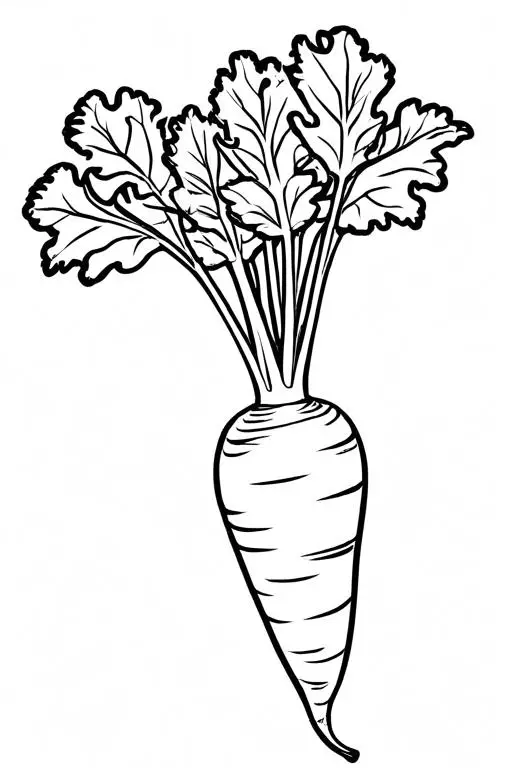 Parsnip Coloring Page 16 for Kids