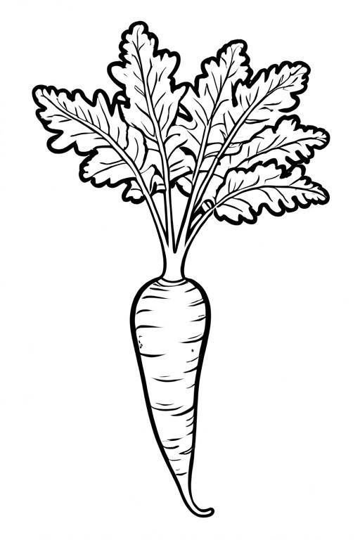 Parsnip Coloring Page 19 for Kids