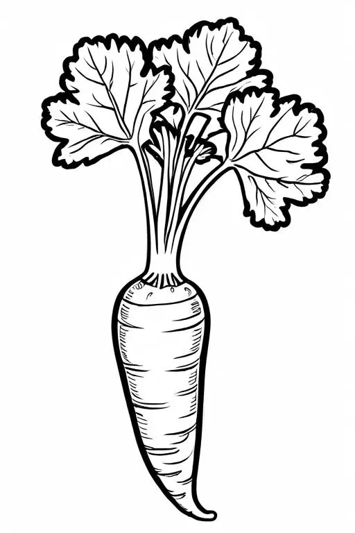 Parsnip Coloring Page 20 for Kids