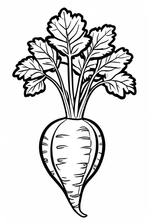 Parsnip Coloring Page 21 for Kids