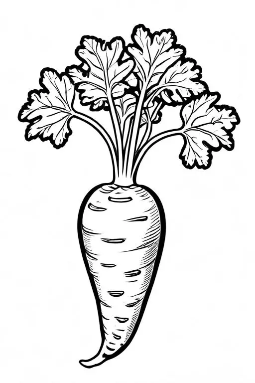 Parsnip Coloring Page 25 for Kids