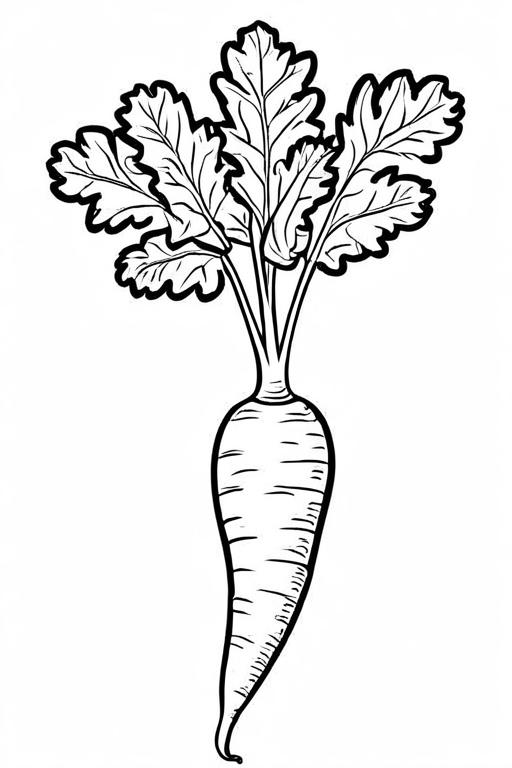 Parsnip Coloring Page 26 for Kids