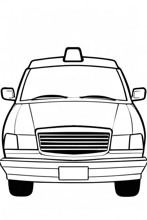 Police Coloring Page 14 for Kids