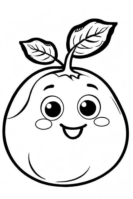 Potato Coloring Page 10 for Kids