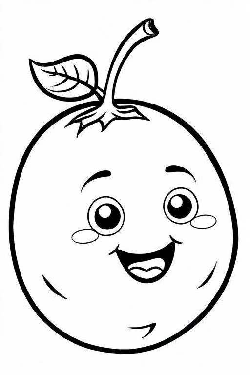 Potato Coloring Page 11 for Kids