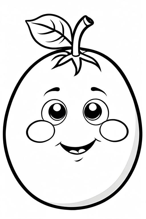 Potato Coloring Page 15 for Kids