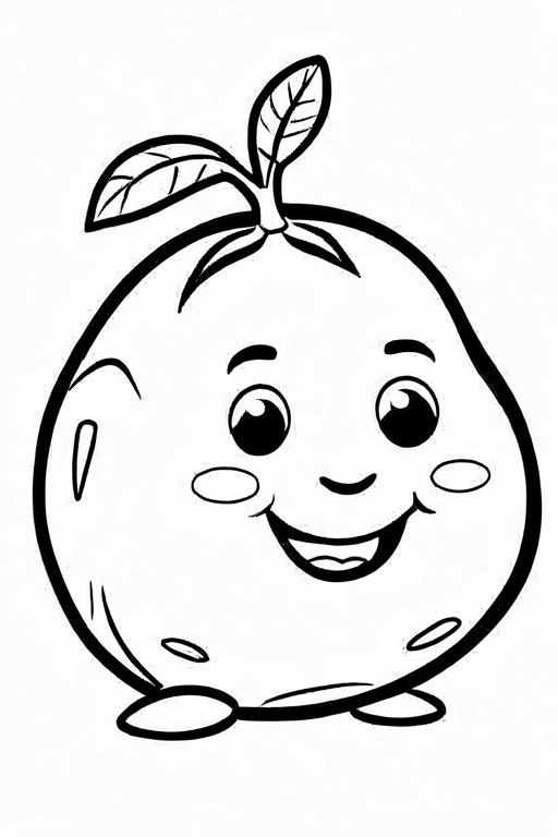 Potato Coloring Page 21 for Kids