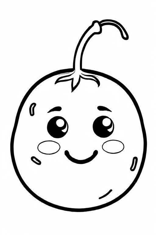 Potato Coloring Page 26 for Kids