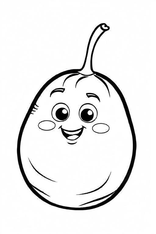 Potato Coloring Page 38 for Kids