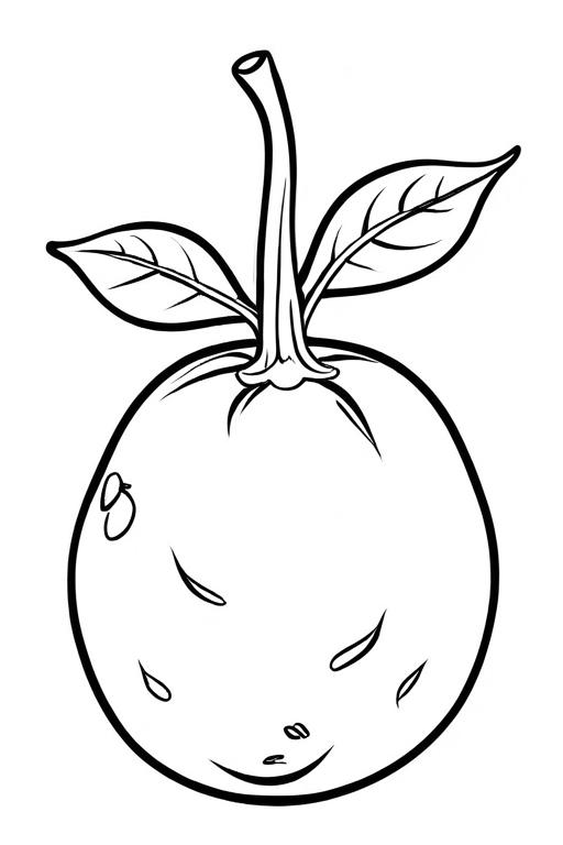 Potato Coloring Page 39 for Kids