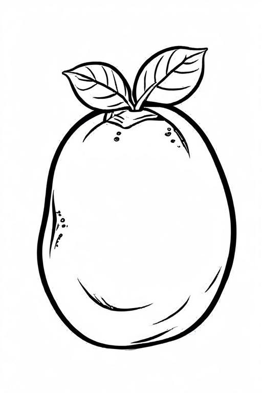 Potato Coloring Page 41 for Kids