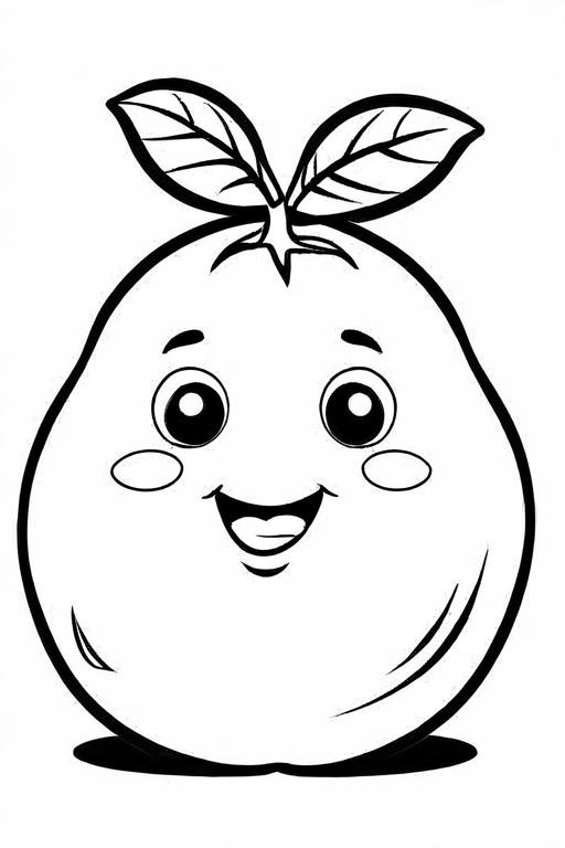 Potato Coloring Page 42 for Kids