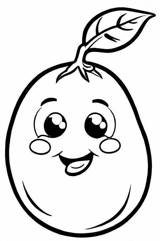 Potato Coloring Page 58 for Kids