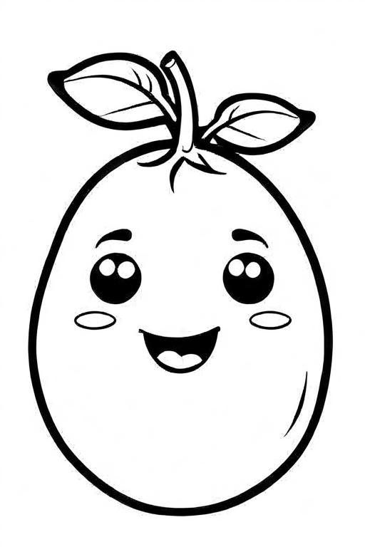 Potato Coloring Page 73 for Kids