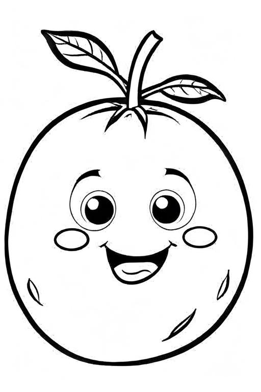 Potato Coloring Page 8 for Kids