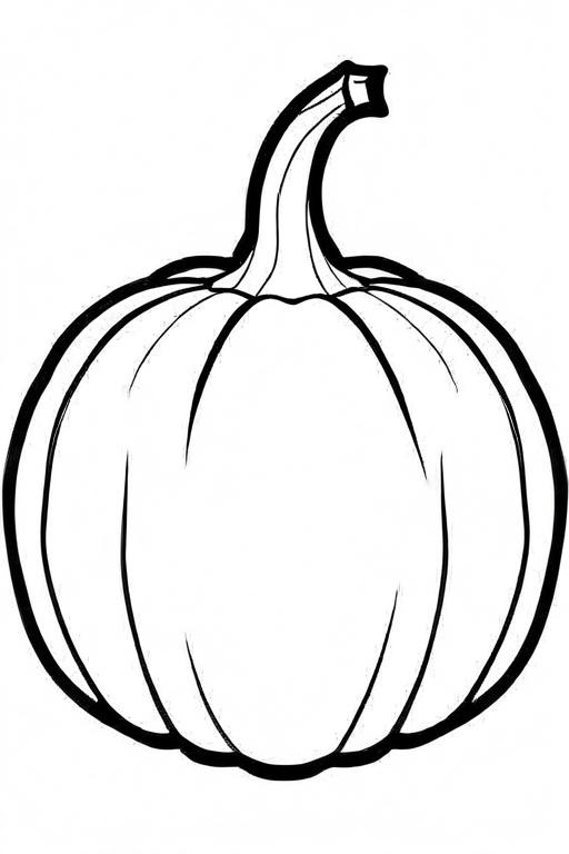 Pumpkin Coloring Page 11 for Kids