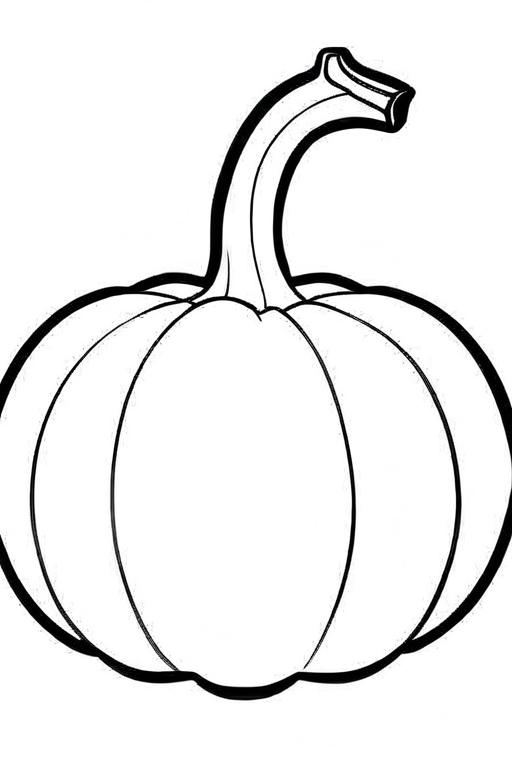 Pumpkin Coloring Page 12 for Kids